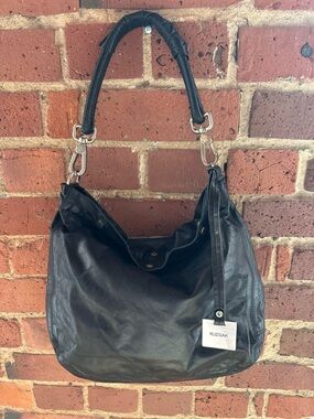 Vintage Rudsak Black Leather Shoulder Bag